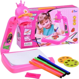 Kindertekenprojector met kroon en stiften