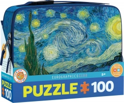 Puzzel in lunchbox – De sterrennacht 100 stukjes EUROGRAPHICS