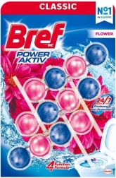 Bref Power Aktiv bloc WC Flower 3×50 g