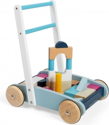 Houten loopwagen met blokken BIGJIGS BABY