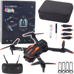 Drone with camera LU800 with LED lights - orange