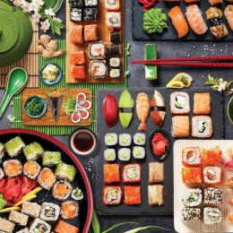EUROGRAPHICS Puzzle Sushi Table 1000 pieces