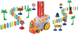 Locomotive à dominos avec lumière et son
