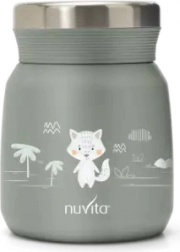 Thermos voor eten 300 ml, saliegroen