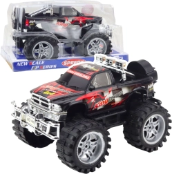 Voiture tout-terrain King à propulsion arrière, rouge‑noir, 27 cm