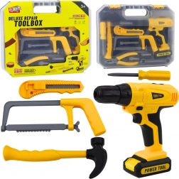 Kinder-Werkzeugkoffer mit 12 Teilen mit Licht und Sound