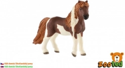 Figurine poney shetland en plastique