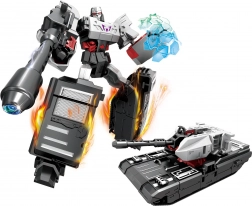 Autorobot Tank King zwart 19 cm