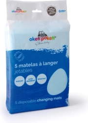 Wegwerp verschoningsmat, wit (5 stuks)