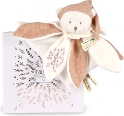 Cadeauset Knuffelige beer met muts 25 cm roze