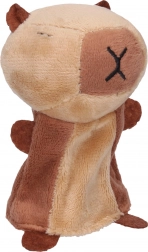 Springende pluche capibara 10 cm met lichteffecten