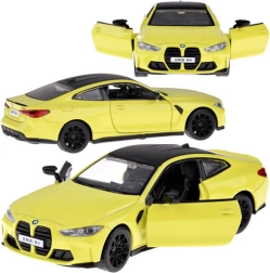 Metal toy car BMW M4 with sound and light effects