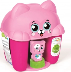 Blocs souples CLEMMY dans une boîte avec couvercle, chat, 6 pièces – CLEMENTONI