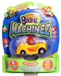 Mighty Beanz Machinez petite voiture de course avec haricot de collection