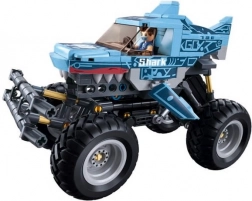 Sluban Power Bricks Opwindbare Off-road Blauwe Haai