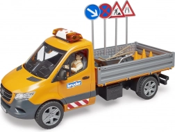 Bruder road maintenance vehicle Mercedes‑Benz Sprinter with figure and accessories