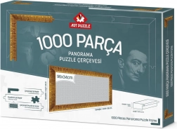 Puzzel lijst 96x34cm goud