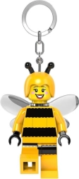 Lichtgevende sleutelhanger LEGO minifiguur hommelmeisje