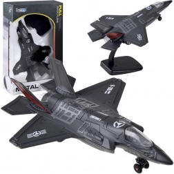 Metalen militair vliegtuig F-25 met geluiden en lichten – Cy