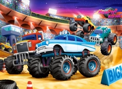 Puzzel 70 stukjes Monster Truck Show