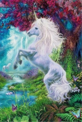 Unicorn Puzzle in Enchanted Garden 60 Pieces