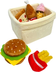 Magic Baby snelle snacks in een mand – pluche speelgoedset