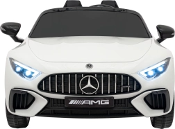 Elektrisches Kinderauto Mercedes‑Benz AMG SL63 – Weiß
