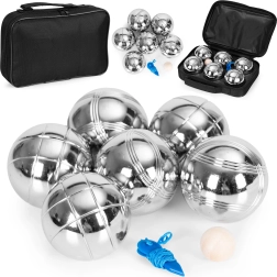 Pétanque-Set mit 6 Kugeln, Tasche und Zubehör