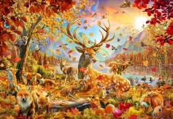 Bluebird puzzle Animals in Autumn 1000 pieces