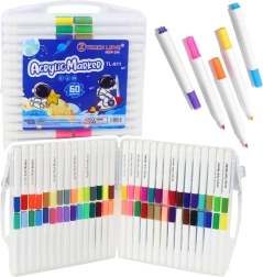 Set acrylstiften in organizer