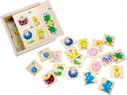 Bino mémo en bois d'animaux