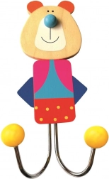 Kapstok met berenmotief voor kinderen