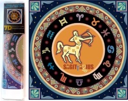 Creatieve set voor diamant schilderen 7D Sterrenbeeld: Boogschutter 30x30 cm