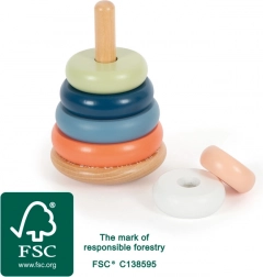 Small Foot stapeltoren Arctic van FSC-hout