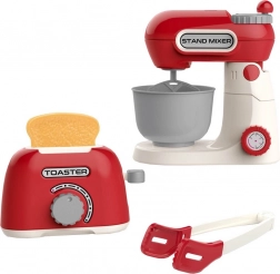 Keukenmachine en broodrooster met verlichting en geluid