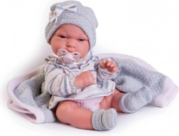 Poupée réaliste bébé avec corps entièrement en vinyle 33 cm ANTONIO JUAN