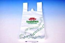 Mikroten draagtas type hemd 28 × 57 cm, 50 stuks