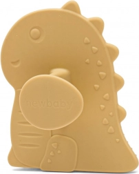 Siliconen badborstel-spons NEW BABY – beige, dinosaurus
