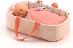 DJECO Puppentasche Rosa Streifen