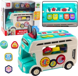 Interactive Educational Bus with Shapes, Sounds, and Lights