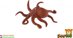 Figurine en plastique pieuvre côtière 8 cm