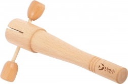 Classic World muziek percussie tone block met handgreep