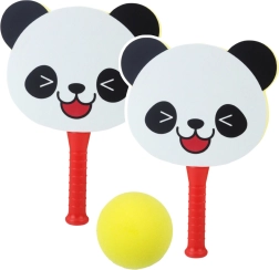 Set foamrackets met pandamotief