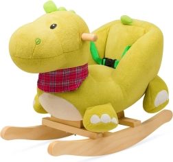 Baby Mix rocking plush dinosaur with melody