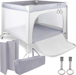 Zoni Travel Playpen for Children, Grey