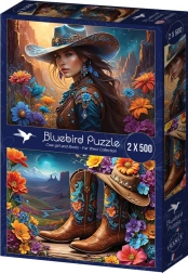 Puzzle Farmer Girl and Boots 2x500 pieces