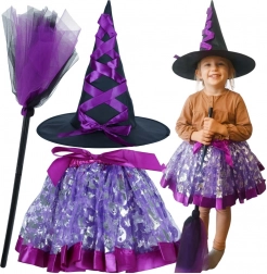 Children's Witch Costume - 3 Pieces