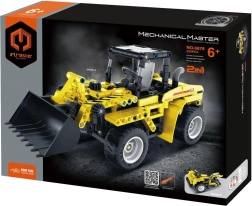 Mechanical Master 2-in-1 Building Set – construction loader and motorcycle, 320 pieces