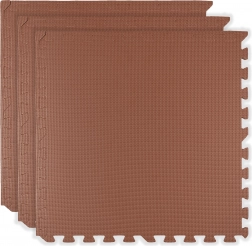 HUMBI foam speelmat 180 × 60 cm – grote waterdichte puzzel, veilig voor kinderen, 3 stuks, baksteen