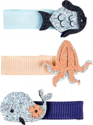 Hair clips with sea motifs - 3 pcs
